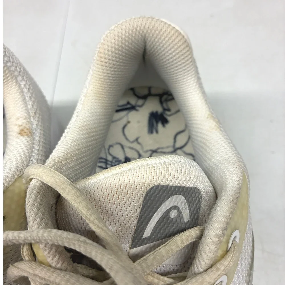 Head Revolt Pro 3.0 Tennis Shoes Performance Womens Size 9 White Cream Sneakers